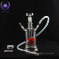 TIANYUAN hand blown borosilicate glass smoking pipe glass hookah